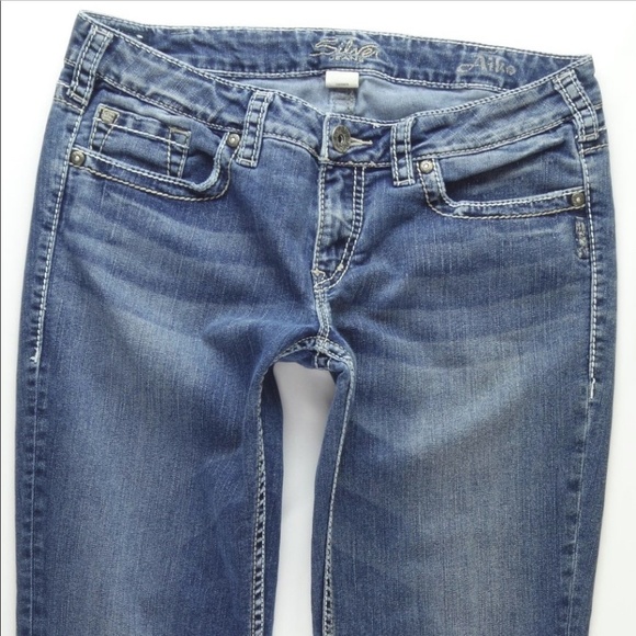 SOLD Silver Jeans Aiko Cropped Jeans Women 32 0548 - Picture 2 of 8